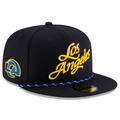 LOS ANGELES RAMS 2025 NFL RIVALRY SIDELINE COLLECTION 59FIFTY FITTED HAT - MIDNIGHT BLUE
