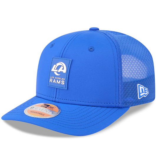 LOS ANGELES RAMS 2025 NFL SIDELINE 9SEVENTY STRETCH-SNAP ADJUSTABLE HAT - BLUE