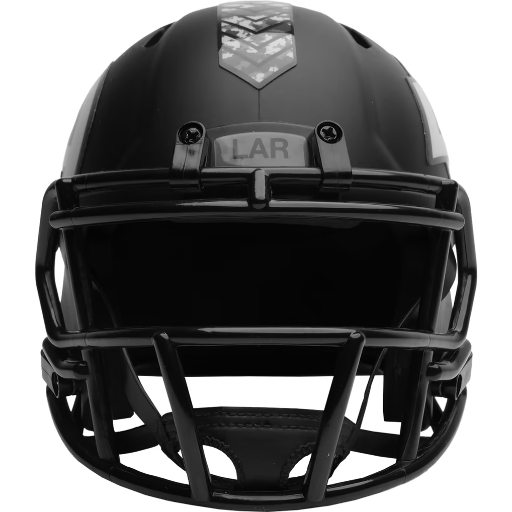 LOS ANGELES RAMS 2026 NFL SALUTE TO SERVICE RIDDELL SPEED MINI HELMET