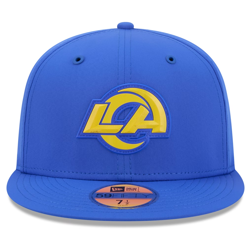 LOS ANGELES RAMS 2026 NFL SIDELINE 59FIFTY FITTED HAT - BLUE