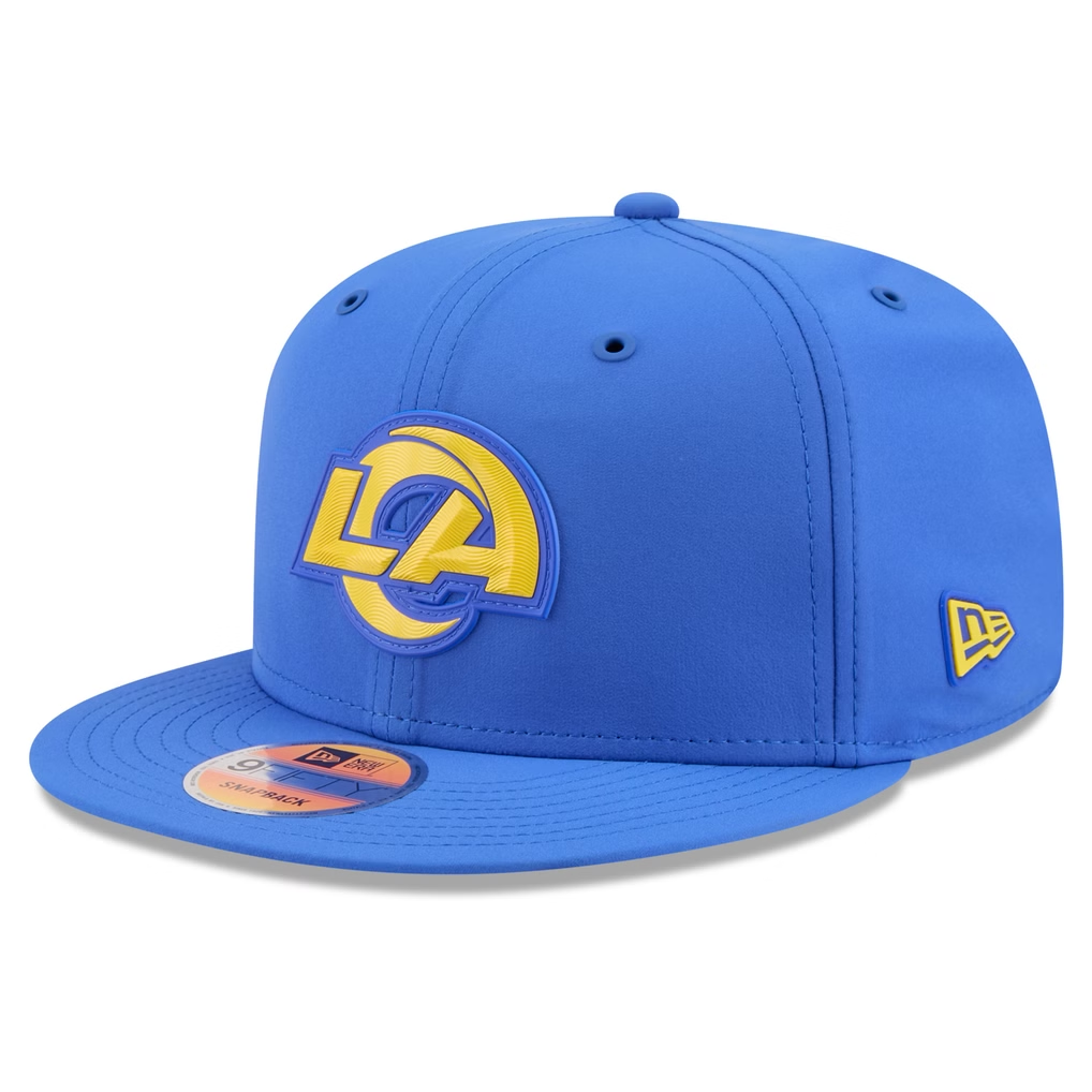 LOS ANGELES RAMS 2026 NFL SIDELINE 9FIFTY SNAPBACK HAT - BLUE