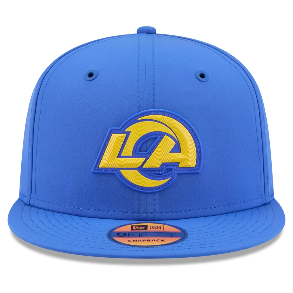LOS ANGELES RAMS 2026 NFL SIDELINE 9FIFTY SNAPBACK HAT - BLUE