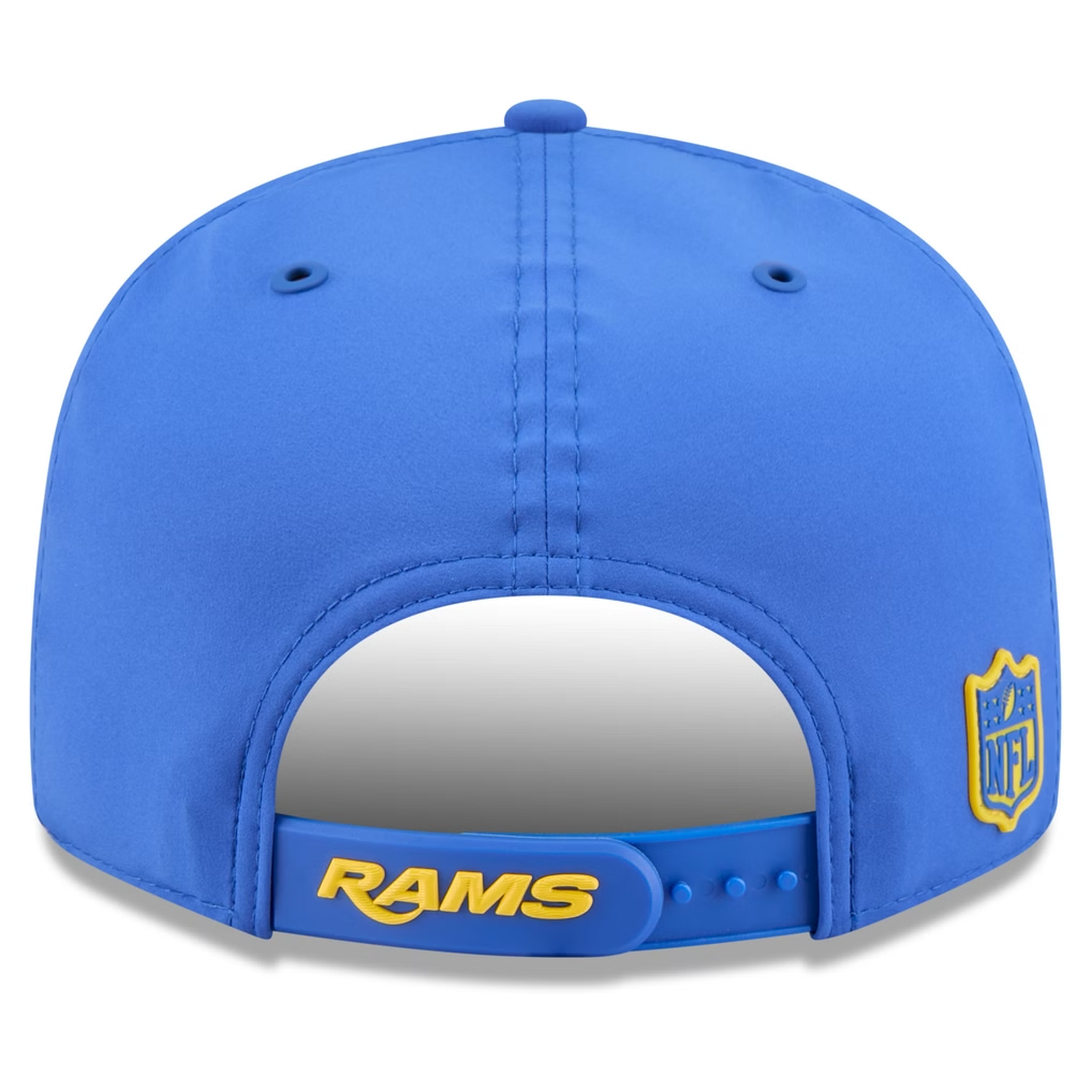 LOS ANGELES RAMS 2026 NFL SIDELINE 9FIFTY SNAPBACK HAT - BLUE