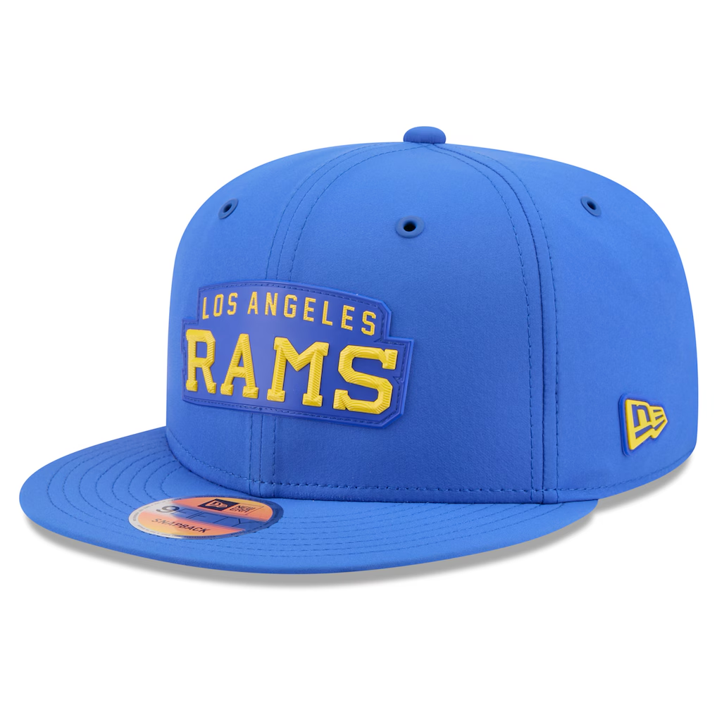 LOS ANGELES RAMS 2026 NFL SIDELINE RETRO 9FIFTY SNAPBACK HAT - BLUE