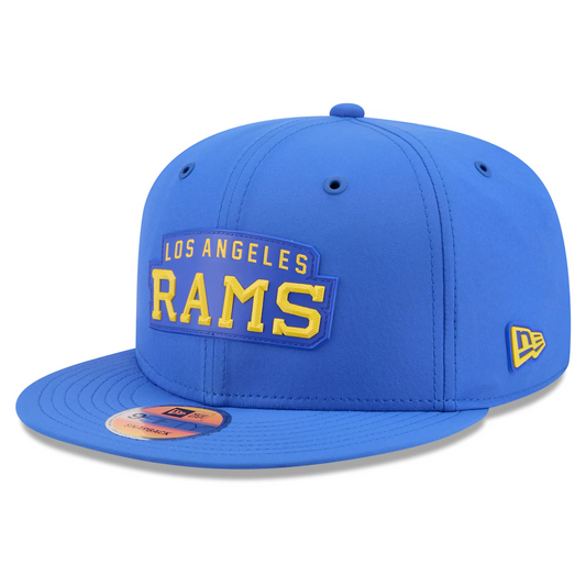 LOS ANGELES RAMS 2026 NFL SIDELINE RETRO 9FIFTY SNAPBACK HAT - BLUE