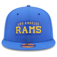 LOS ANGELES RAMS 2026 NFL SIDELINE RETRO 9FIFTY SNAPBACK HAT - BLUE