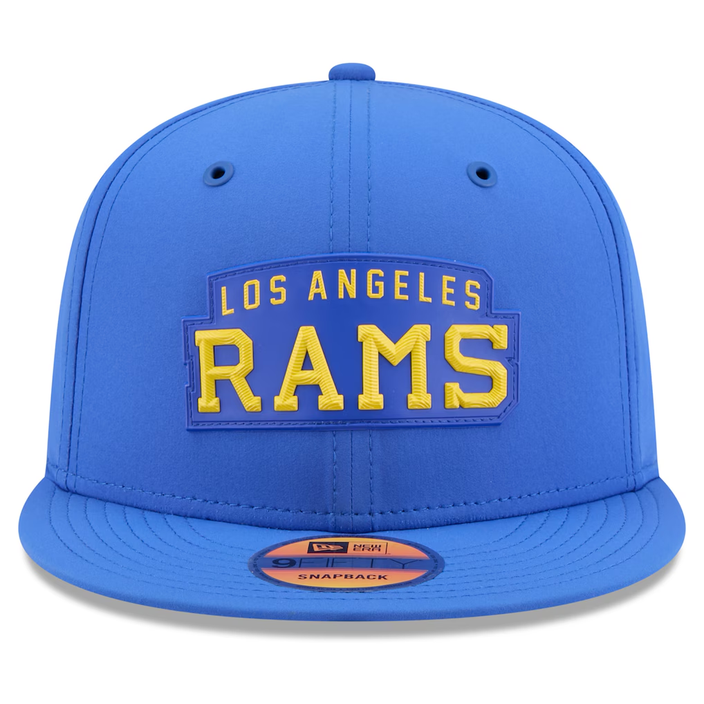 LOS ANGELES RAMS 2026 NFL SIDELINE RETRO 9FIFTY SNAPBACK HAT - BLUE