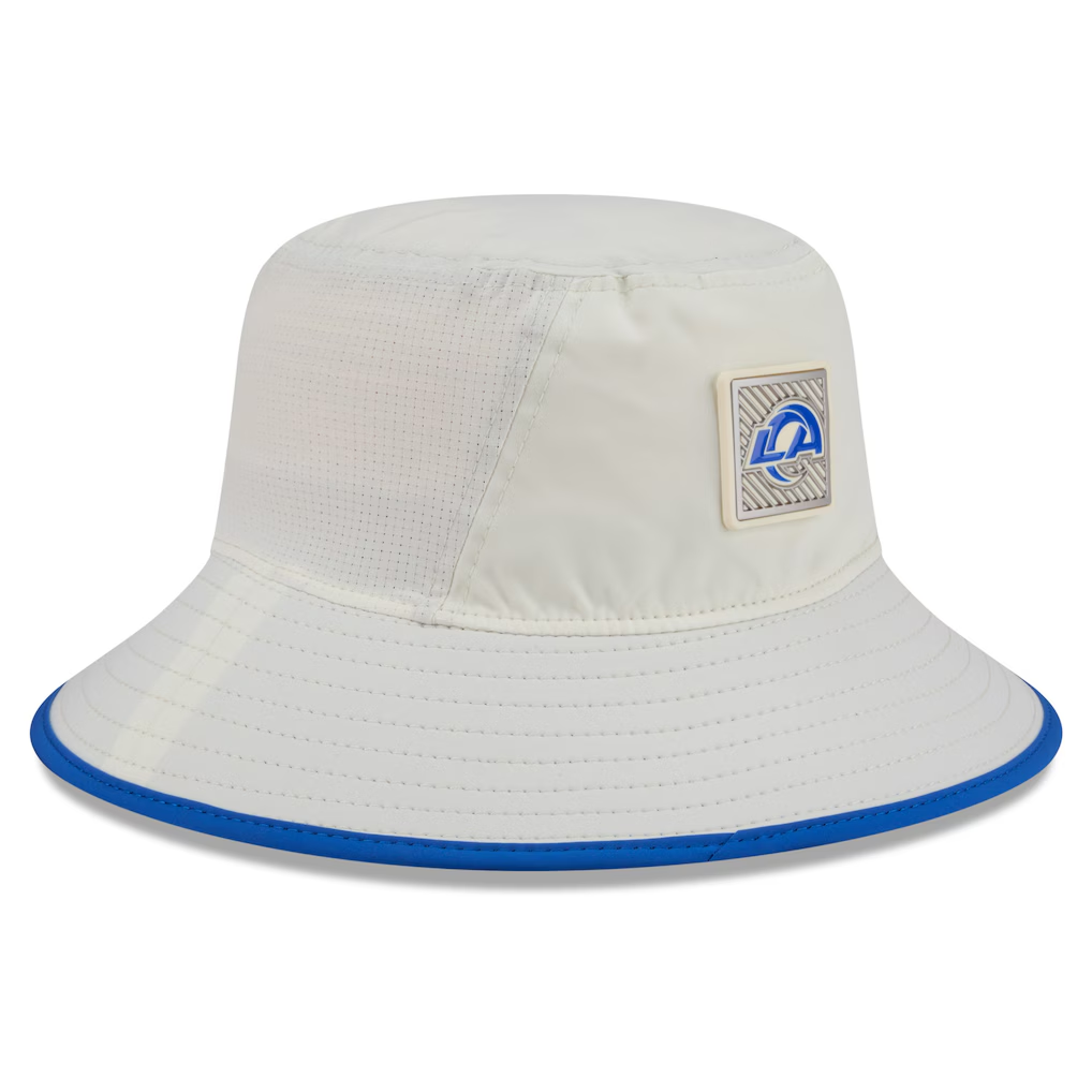 LOS ANGELES RAMS 2026 NFL TRAINING CAMP BUCKET HAT - CHROME WHITE/BLUE