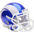 LOS ANGELES RAMS 2026 ON FIELD ALTERNATE RIDDELL MINI SPEED HELMET - FEARLESS BLUE