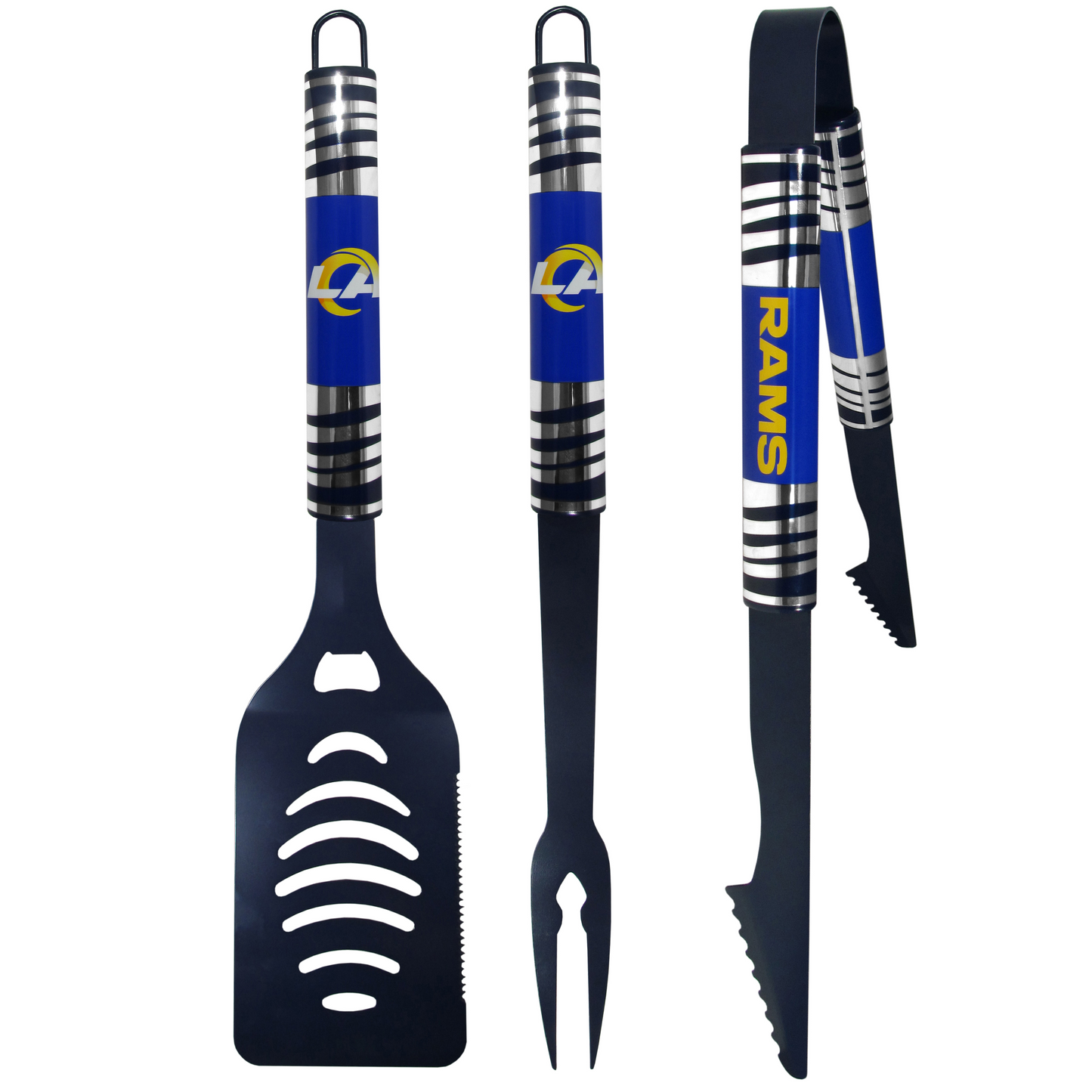 LOS ANGELES RAMS 3-PIECE COLOR BBQ SET