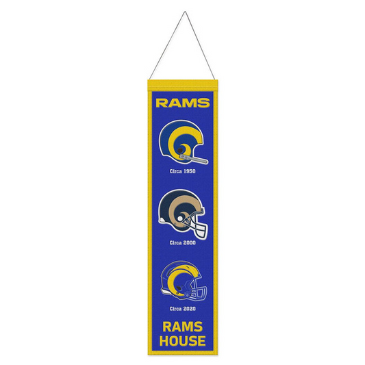 LOS ANGELES RAMS 8" X 32" EVOLUTION WOOL BANNER