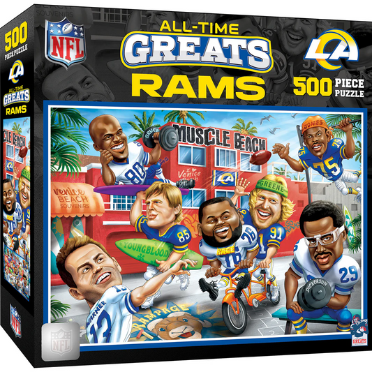 LOS ANGELES RAMS ALL TIME GREATS 500 PIECE JIGSAW PUZZLE