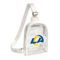 LOS ANGELES RAMS CLEAR STADIUM MINI SLING BAG