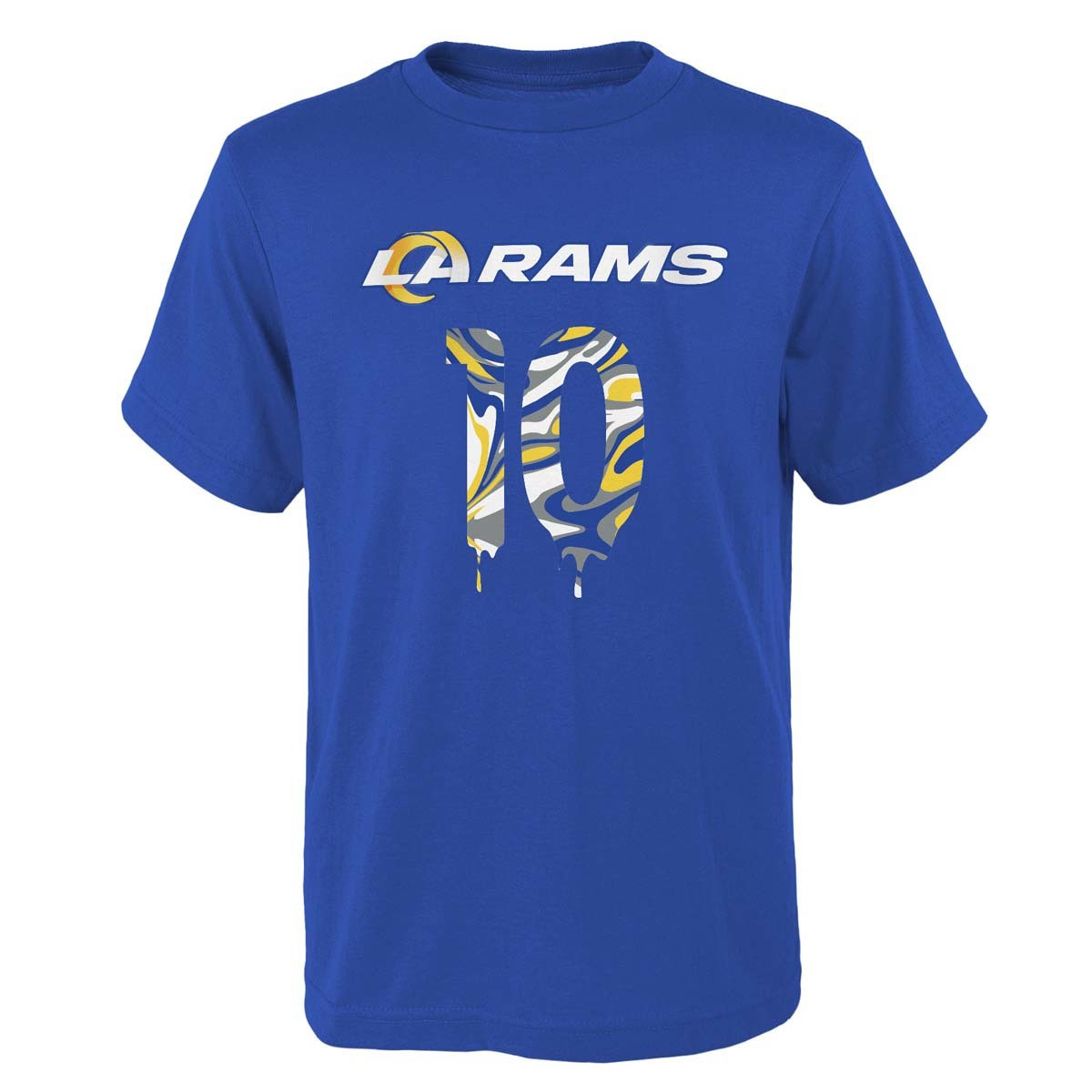 LOS ANGELES RAMS COOPER KUPP YOUTH DRIP NAME & NUMBER T-SHIRT