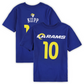 LOS ANGELES RAMS COOPER KUPP YOUTH MAINLINER PLAYER NAME & NUMBER T-SHIRT