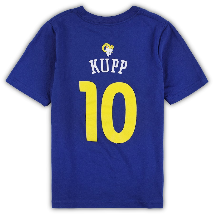 Outerstuff Los Angeles Rams Cooper Kupp Youth Mainliner Player Name & Number T-Shirt 23 Blue / M