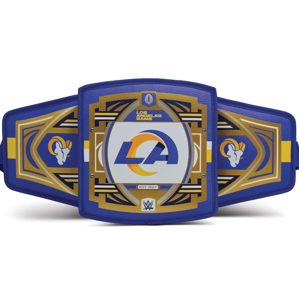 LOS ANGELES RAMS IGLOO WWE LEGACY BELT COOLER - BLUE