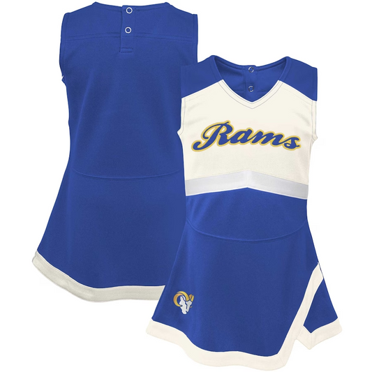 LOS ANGELES RAMS INFANT CHEER CAPTAIN JUMPER DRESS