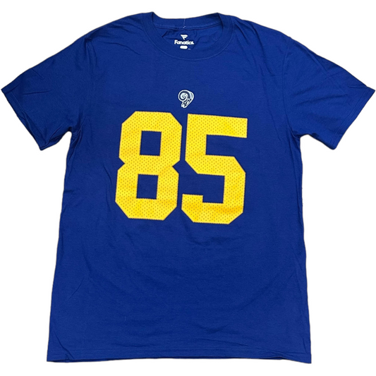 LOS ANGELES RAMS JACK YOUNGBLOOD MEN'S RETIRED NAME AND NUMBER T-SHIRT