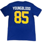 LOS ANGELES RAMS JACK YOUNGBLOOD MEN'S RETIRED NAME AND NUMBER T-SHIRT