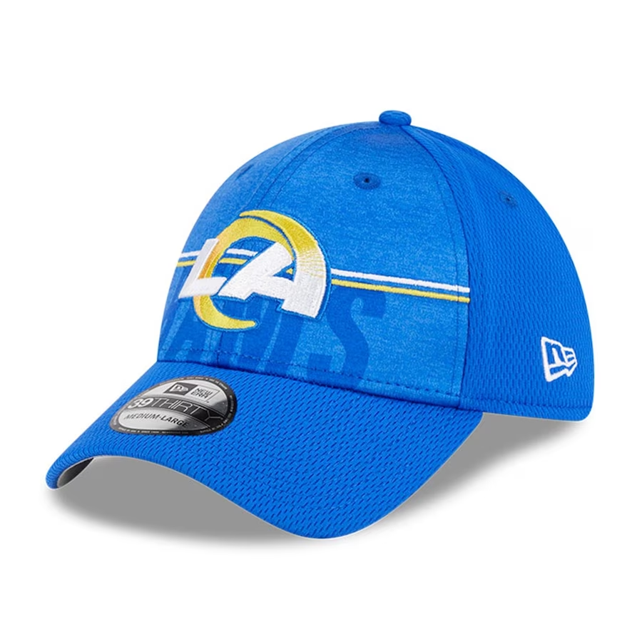 LOS ANGELES RAMS NIÑOS 2023 CAMPAMENTO DE ENTRENAMIENTO 39THIRTY GORRO FLEX FIT