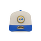 LOS ANGELES RAMS LOYAL CORDUROY 9SEVENTY STRETCH-SNAP ADJUSTABLE HAT - CHROME WHITE/ROYAL