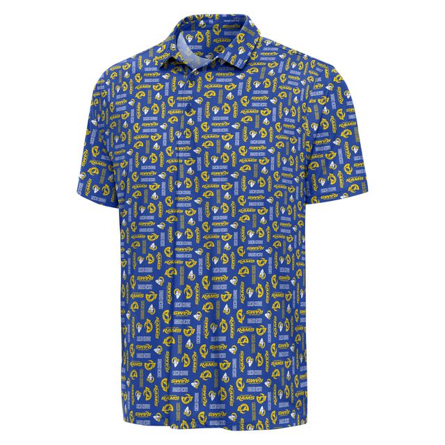 LOS ANGELES RAMS MEN'S ANTIGUA SEASON TICKETS POLO - BLUE