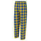 LOS ANGELES RAMS MEN'S COLLEGE CONCEPTS AVONDALE T-SHIRT & FLANNEL PANT SLEEPWEAR SET - ROYAL/GOLD