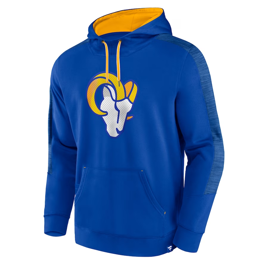 LOS ANGELES RAMS MEN'S DEFENDER EVO PULLOVER HOODED SWEATSHIRT