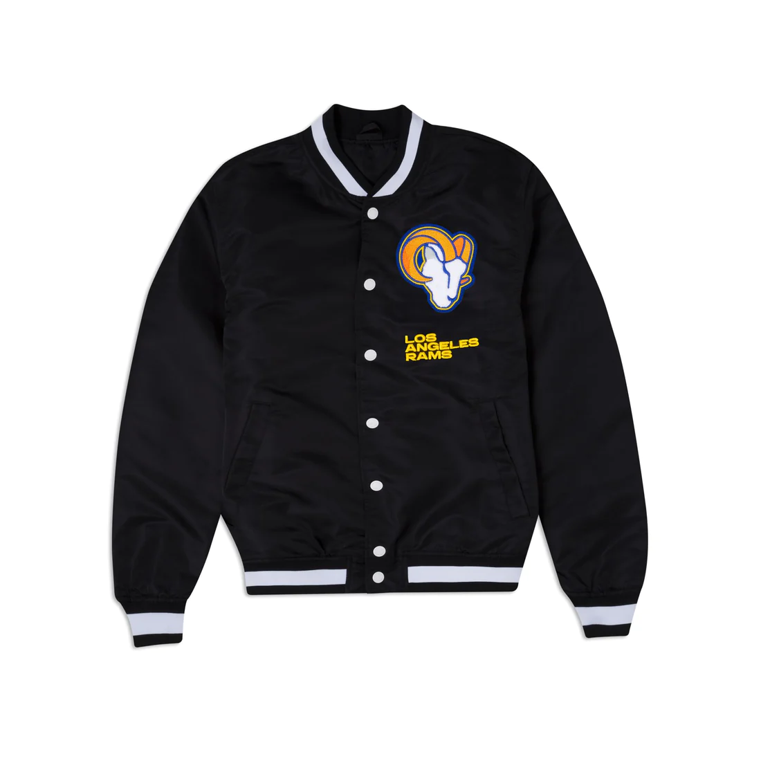 LOS ANGELES RAMS MEN'S LOGO SELECT BLACK JACKET