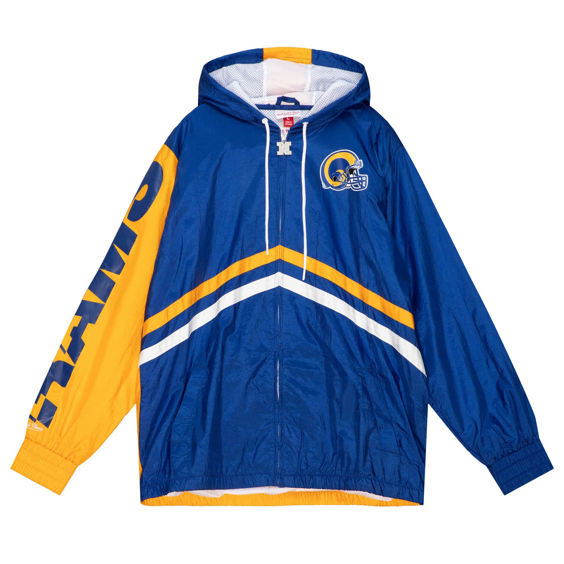 LOS ANGELES RAMS MEN'S MITCHELL & NESS UNDENIABLE WINDBREAKER LOS ANGELES RAMS MEN'S MITCHELL & NESS UNDENIABLE WINDBREAKER