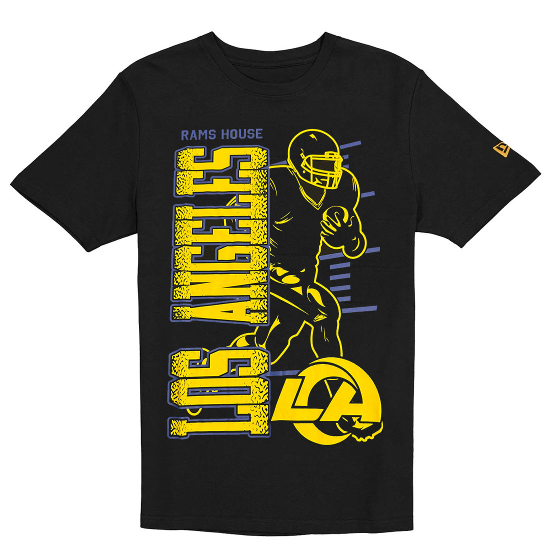 LOS ANGELES RAMS MEN'S NEW ERA 2026 NFL TRAINING CAMP T-SHIRT - BLACK