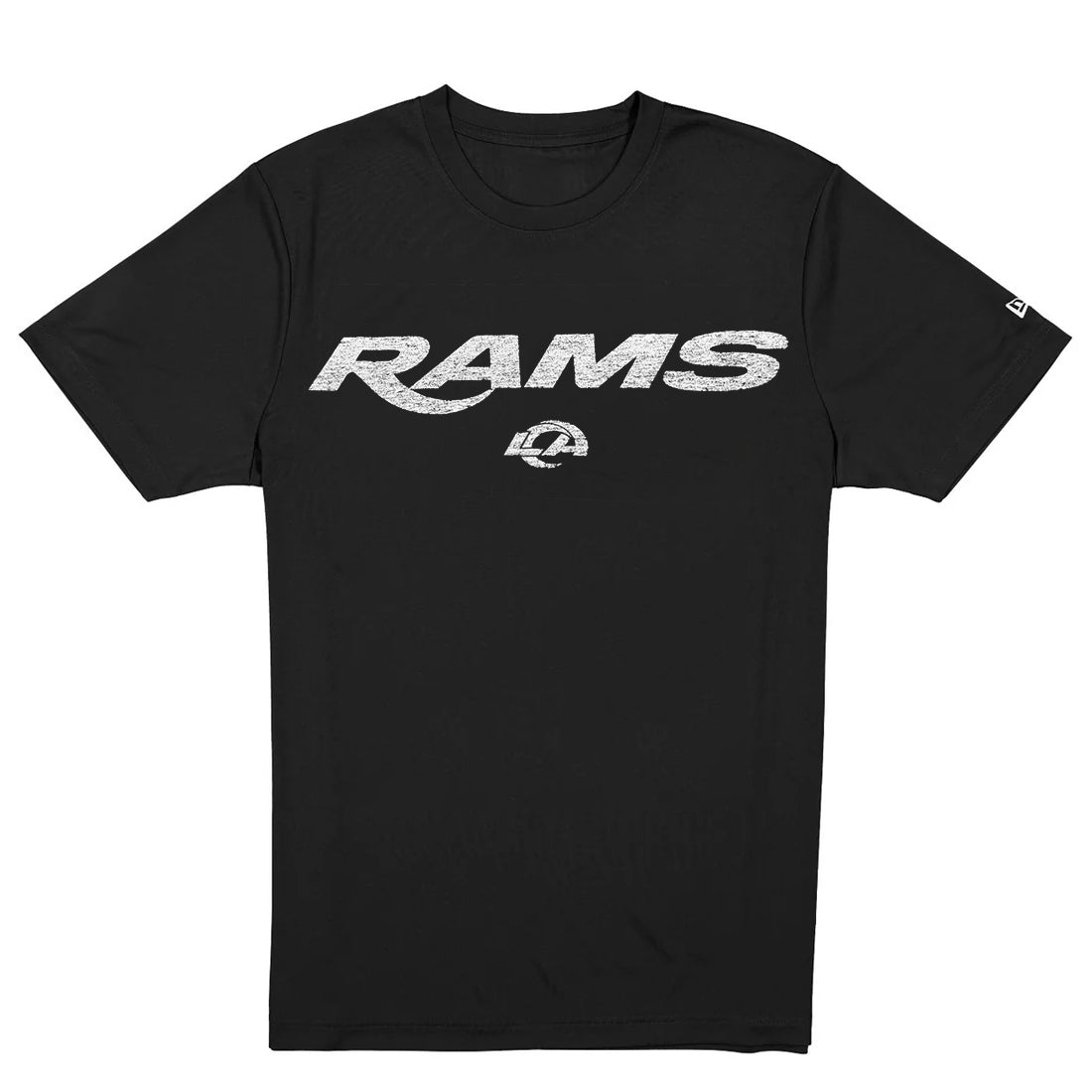 LOS ANGELES RAMS MEN'S NEW ERA EVERGREEN BASIC T-SHIRT - BLACK/WHITE