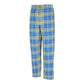 LOS ANGELES RAMS MEN'S VECTOR T-SHIRT & FLANNEL PANT SLEEPWEAR SET - ROYAL/GOLD
