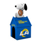 LOS ANGELES RAMS NFL INFLATABLE PEANUTS 5' SNOOPY DOG HOUSE