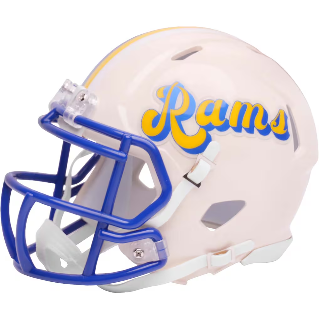 LOS ANGELES RAMS RETRO COLLECTION RIDDELL SPEED MINI HELMET
