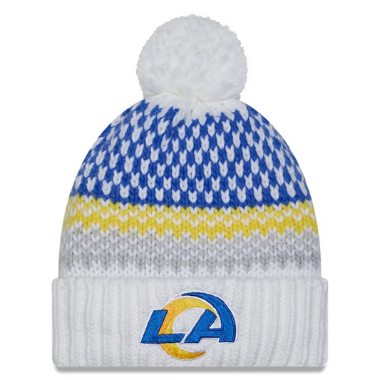 LOS ANGELES RAMS WOMEN'S 2023 NFL SIDELINE CUFFED KNIT WITH POM