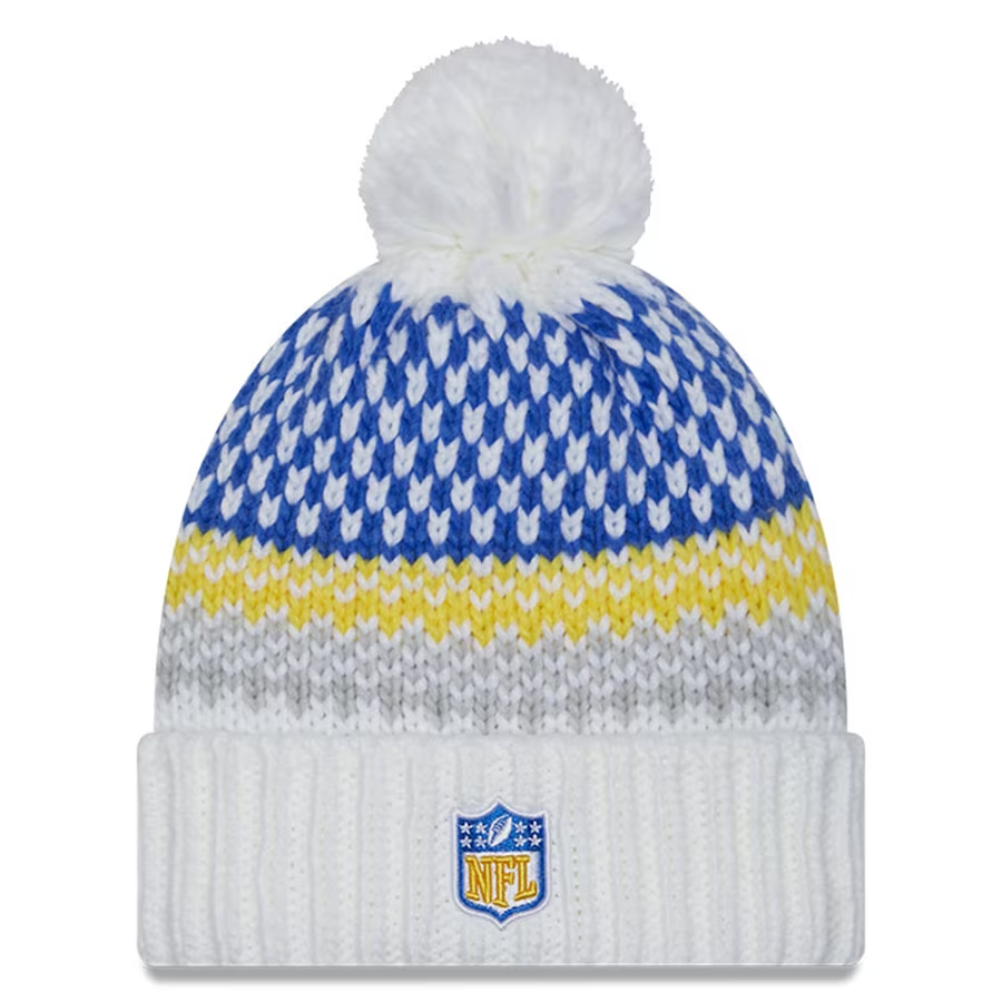 LOS ANGELES RAMS WOMEN'S 2023 NFL SIDELINE CUFFED KNIT WITH POM