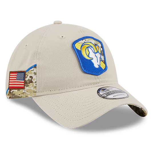 LOS ANGELES RAMS WOMEN'S 2023 SALUTE TO SERVICE 9TWENTY ADJUSTABLE HAT