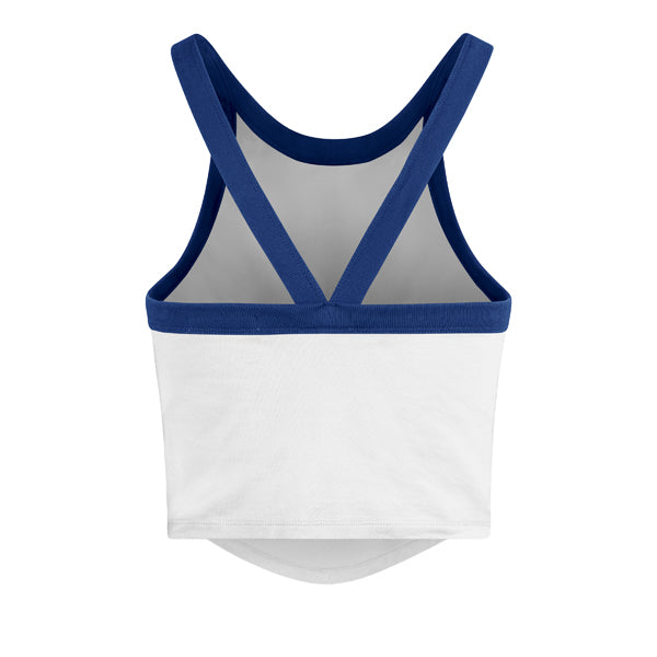 LOS ANGELES RAMS WOMEN'S '47 BRAND ENERGIZE SPORTY CROPPED RACERBACK TANK TOP