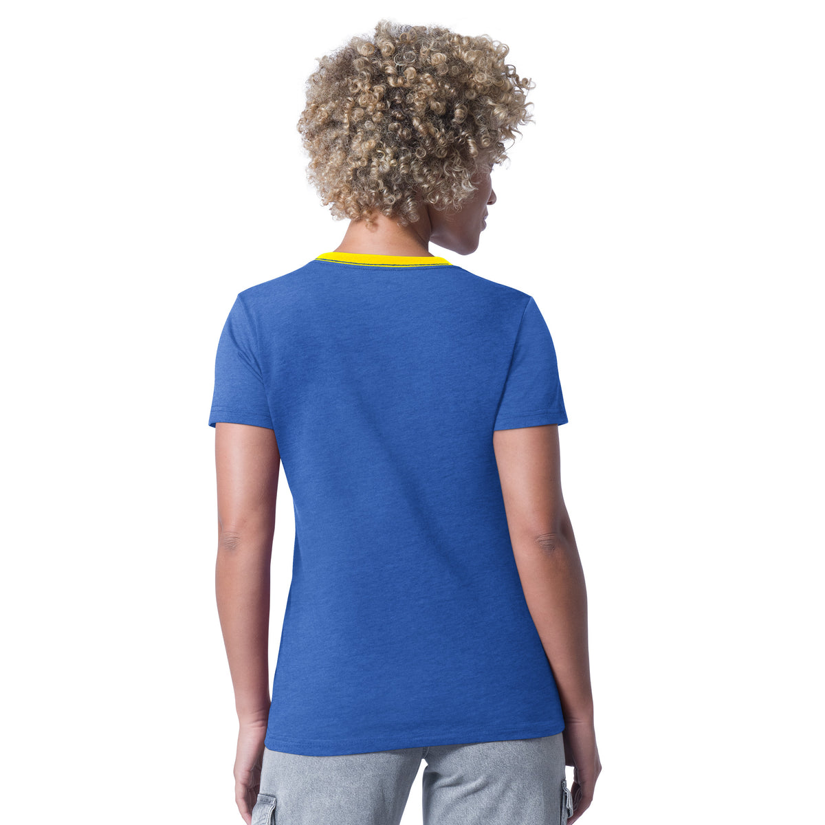 LOS ANGELES RAMS WOMEN'S G-III 4HER BY CARL BANKS MAIN PLAY T-SHIRT