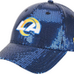 LOS ANGELES RAMS WOMEN'S SEQUIN 9FORTY ADJUSTABLE HAT - BLUE