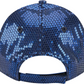 LOS ANGELES RAMS WOMEN'S SEQUIN 9FORTY ADJUSTABLE HAT - BLUE
