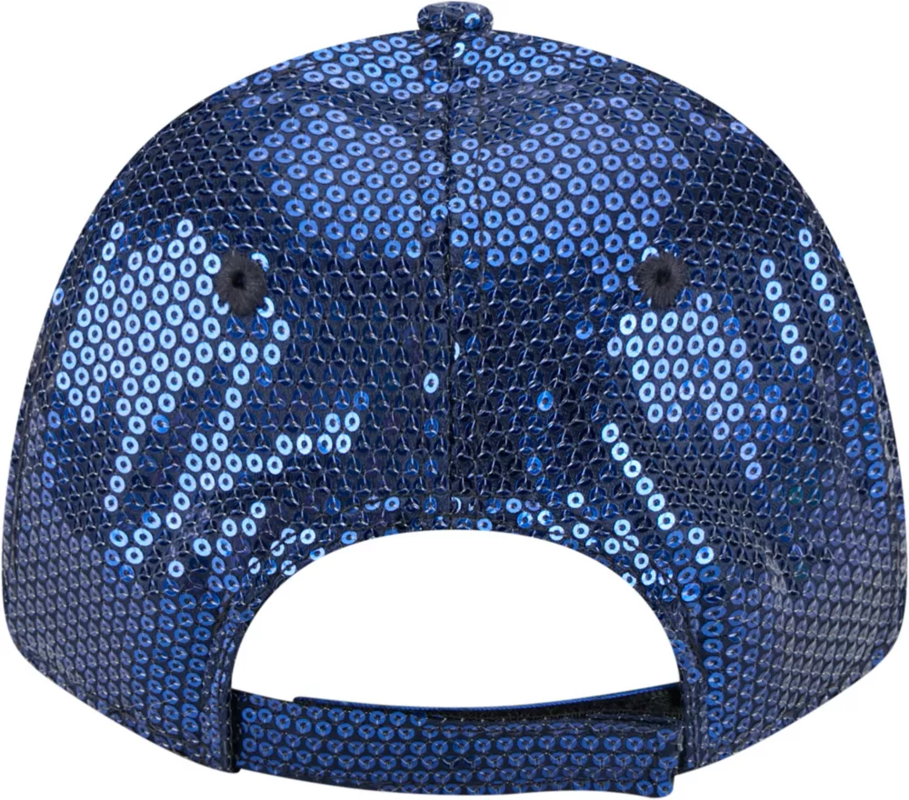 LOS ANGELES RAMS WOMEN'S SEQUIN 9FORTY ADJUSTABLE HAT - BLUE