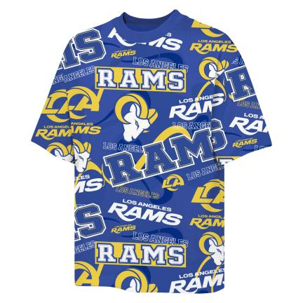 LOS ANGELES RAMS YOUTH OUTERSTUFF SHIFT T-SHIRT - BLUE