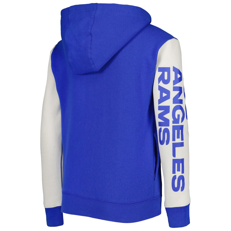 LOS ANGELES RAMS YOUTH POSTER BOARD FULL ZIP HOODED SWEATSHIRT JR S SPORTS