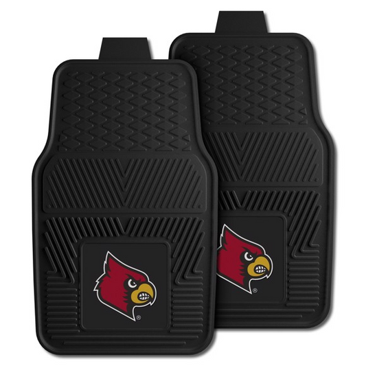 LOUISVILLE CARDINALS VINYL CAR MAT SET