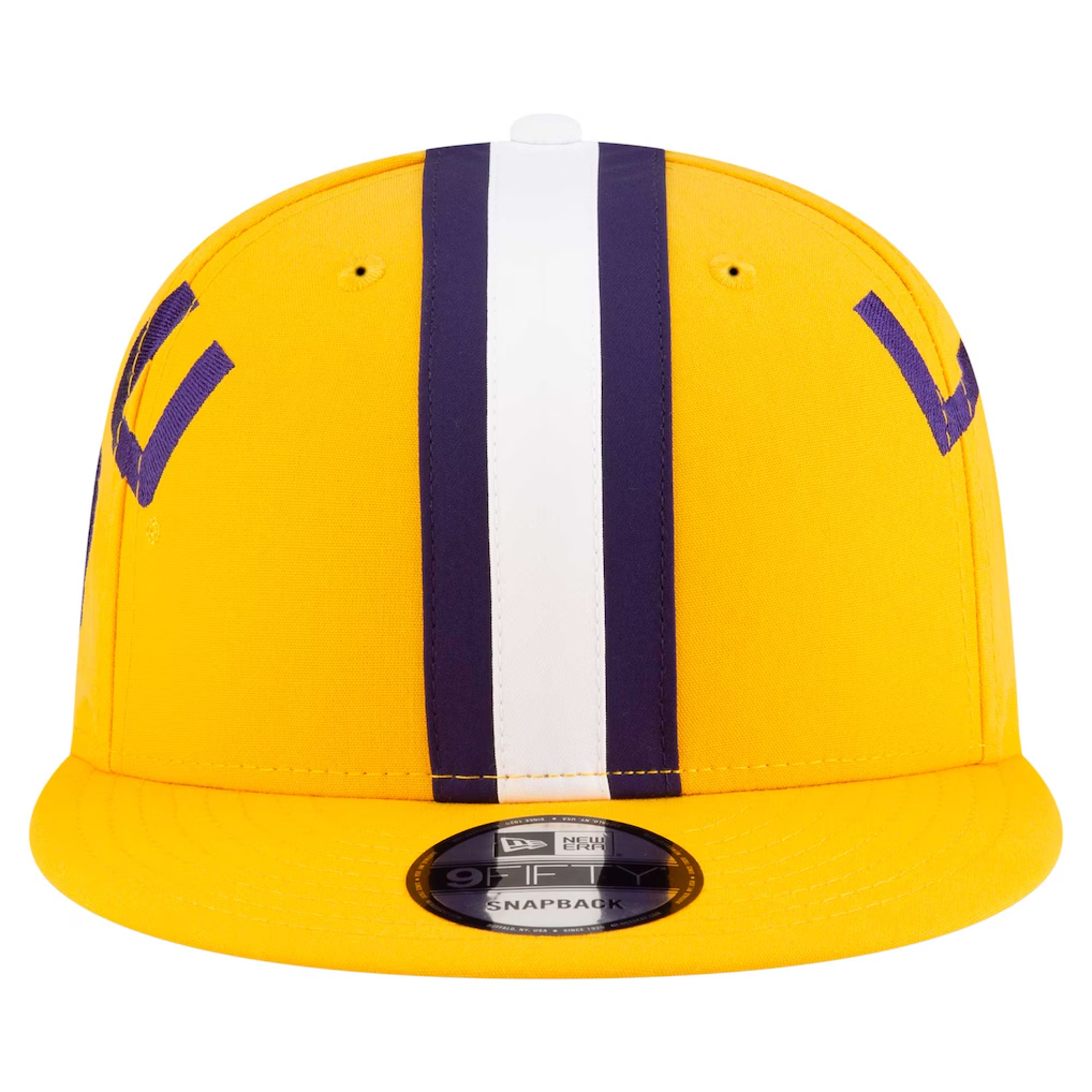 LSU TIGERS HELMET PACK 9FIFTY SNAPBACK HAT - PURPLE