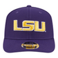 LSU TIGERS TEAM COLLECTIVE 9SEVENTY STRETCH-SNAP ADJUSTABLE HAT - PURPLE