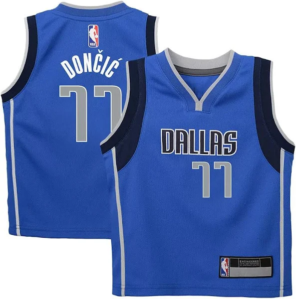 LUKA DONCIC DALLAS MAVERICKS KIDS REPLICA JERSEY - BLUE